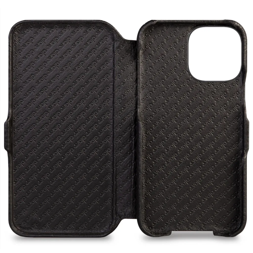 Folio iPhone 13 Pro Max leather case with MagSafe