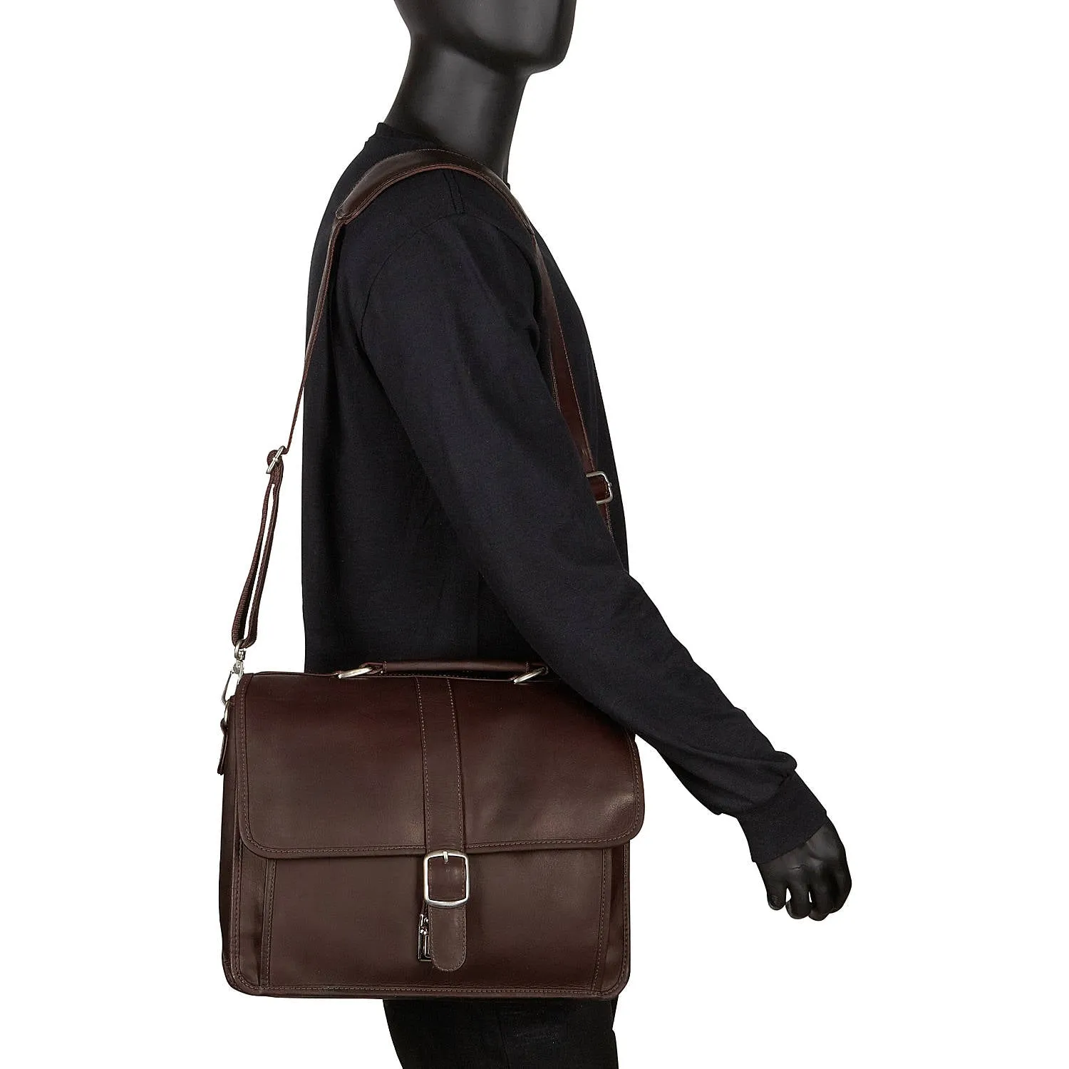 SMALL FLAP-OVER LAPTOP/TABLET BRIEF